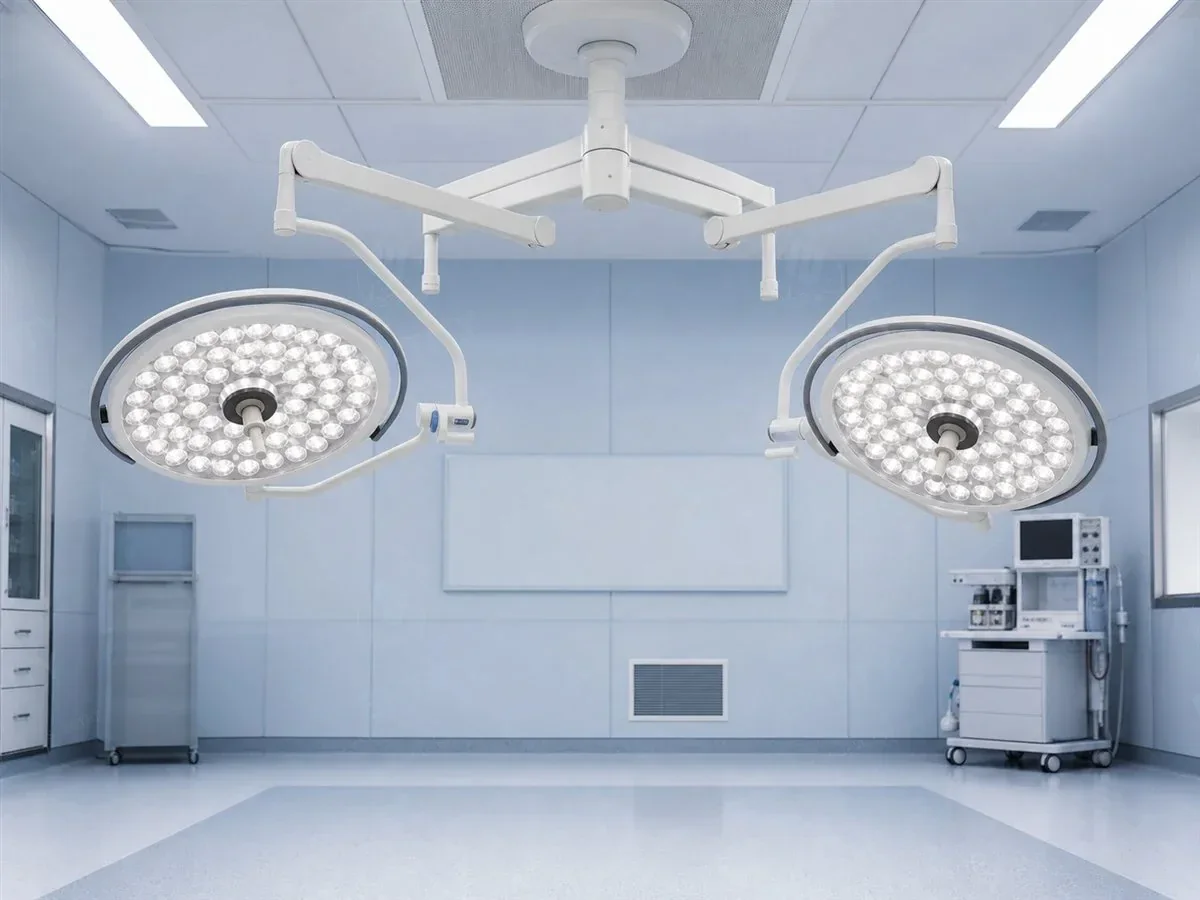 كشاف عمليات جراحي LED مزدوج بدون ظلال (Surgical Light)