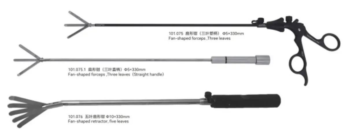 Fan-shaped retractor youshi