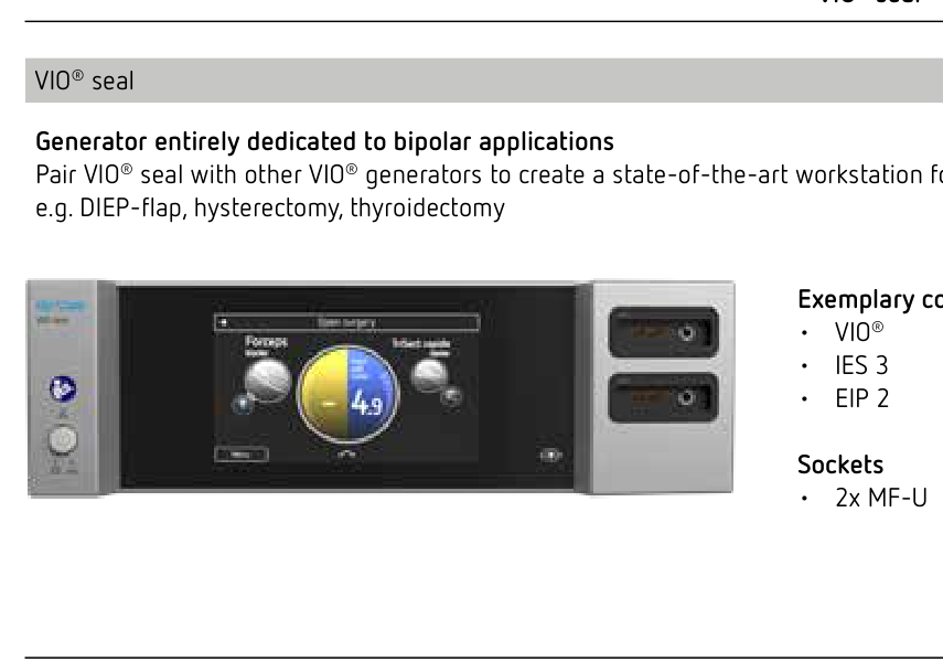 جهاز Diathermy ERBE VIO seal
