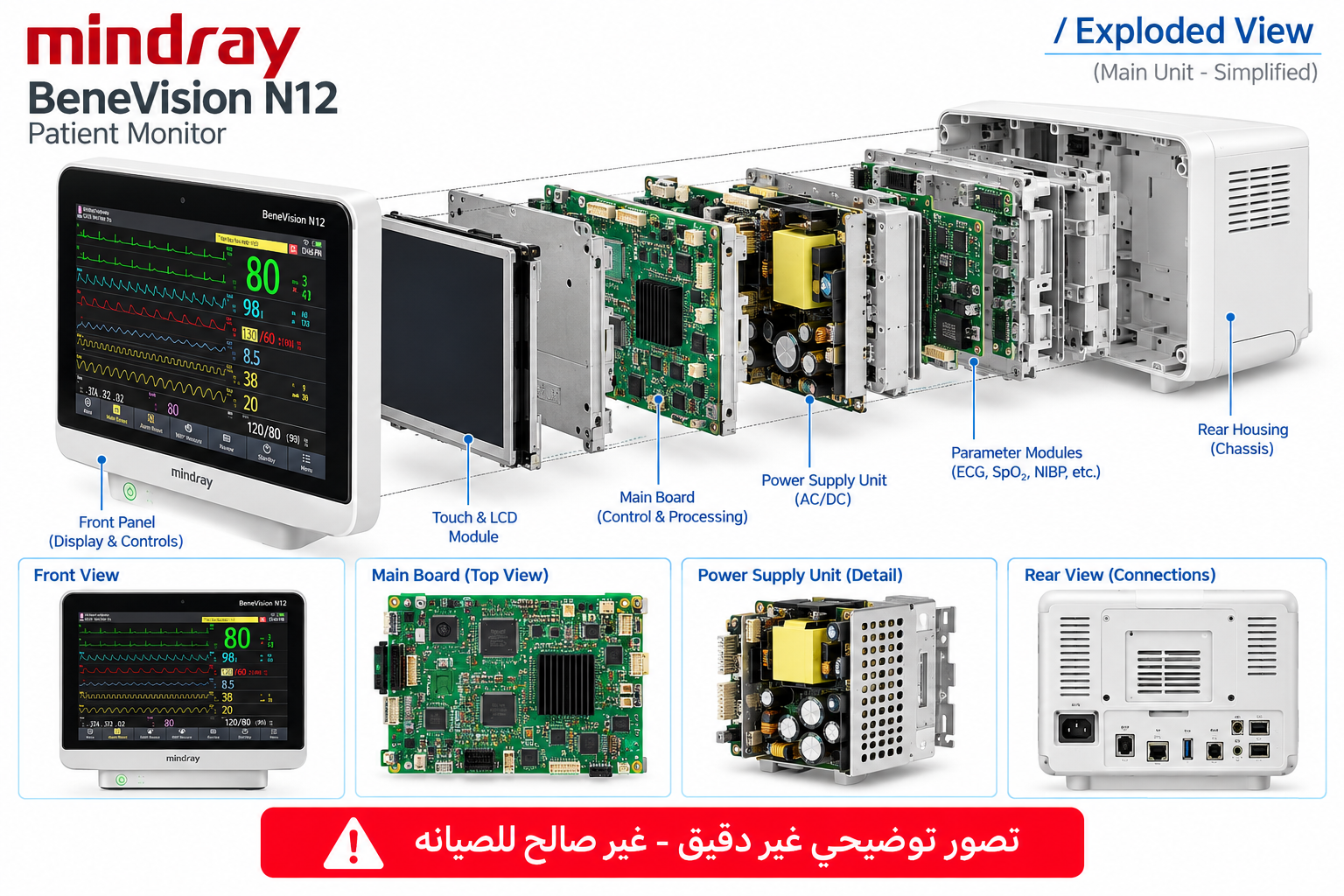 مونيتور Mindray BeneVision N12 / N17 - 2