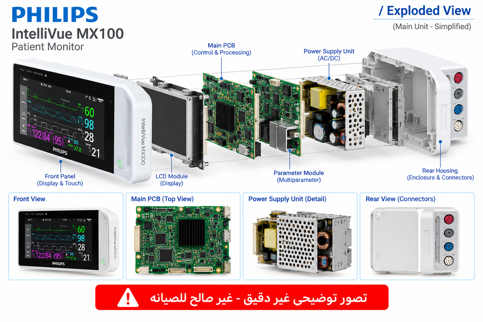 مونيتور Philips IntelliVue MX100 - 2