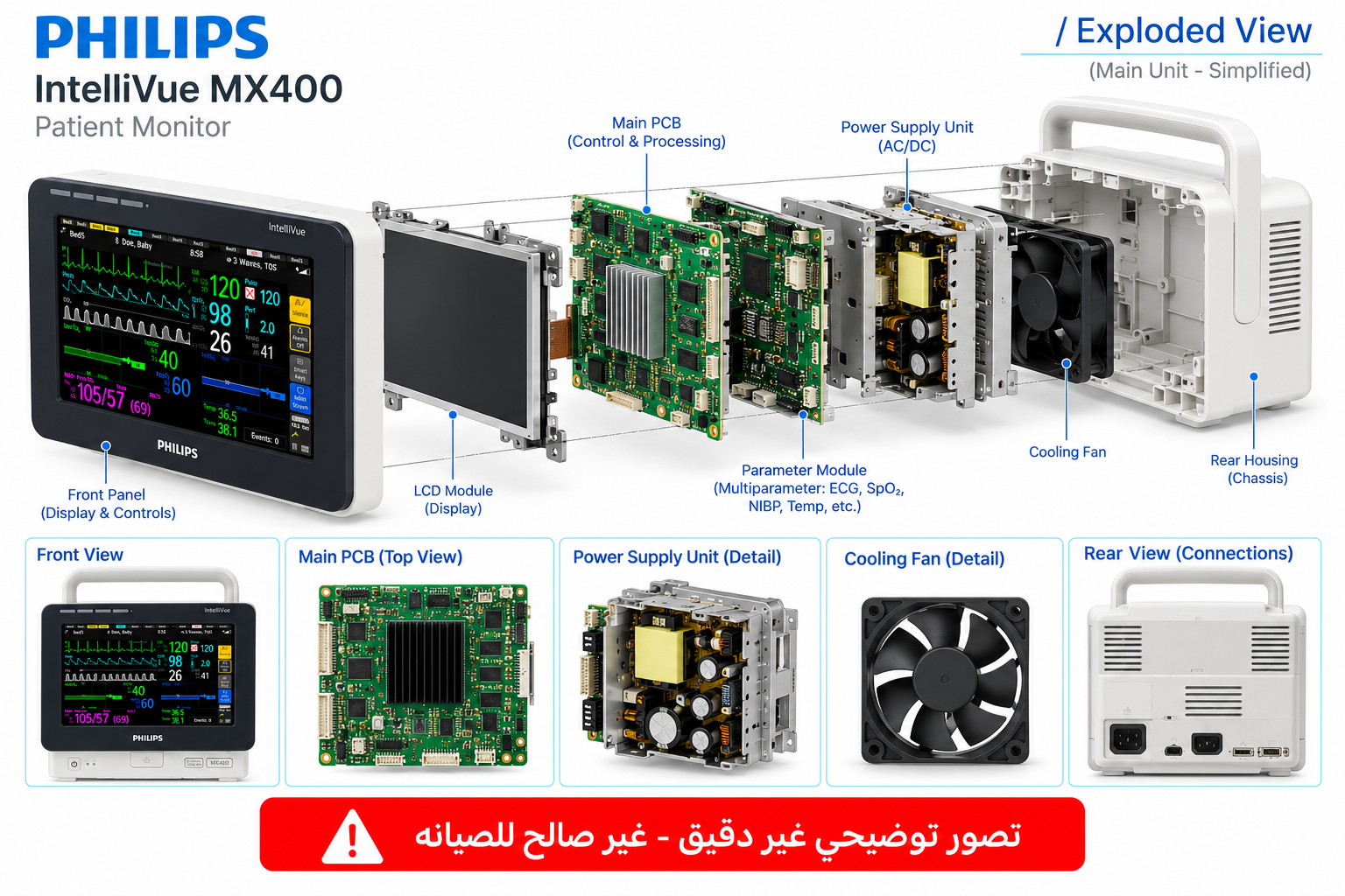 مونيتور Philips IntelliVue MX400 - 2