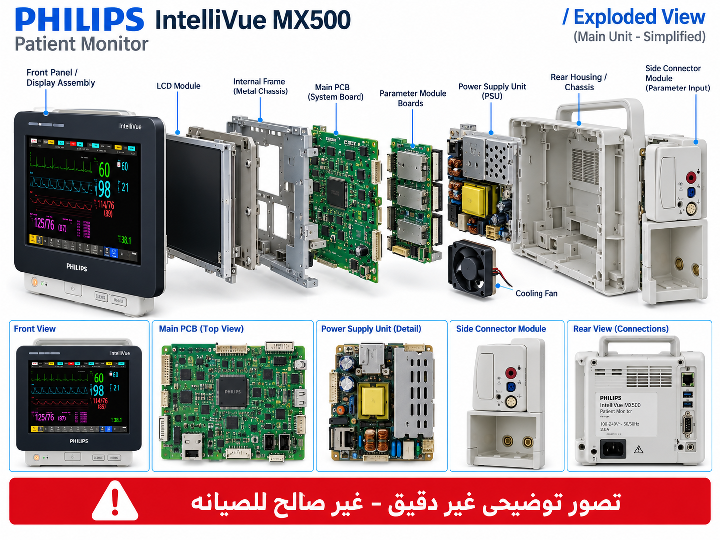 مونيتور Philips IntelliVue MX500 - 2