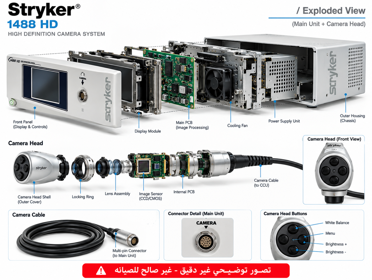 Camera Stryker 1488 With Head - 11