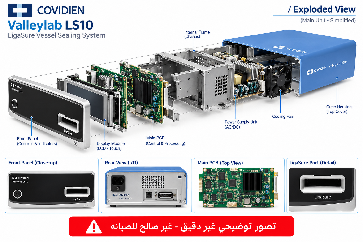 وحدة غلق الأوعية Covidien Valleylab LS10 - 2