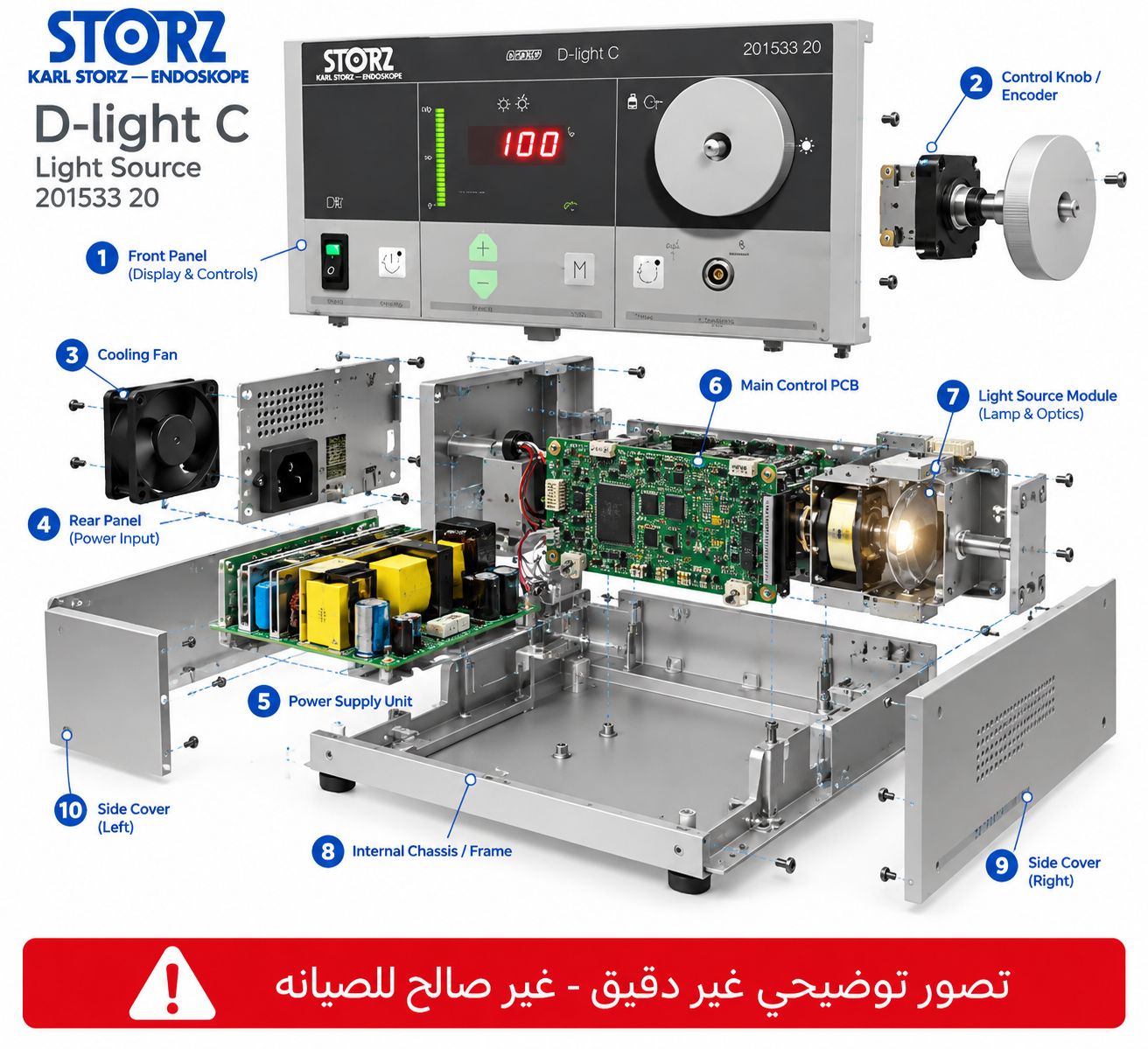 Light D Light C storz - 7