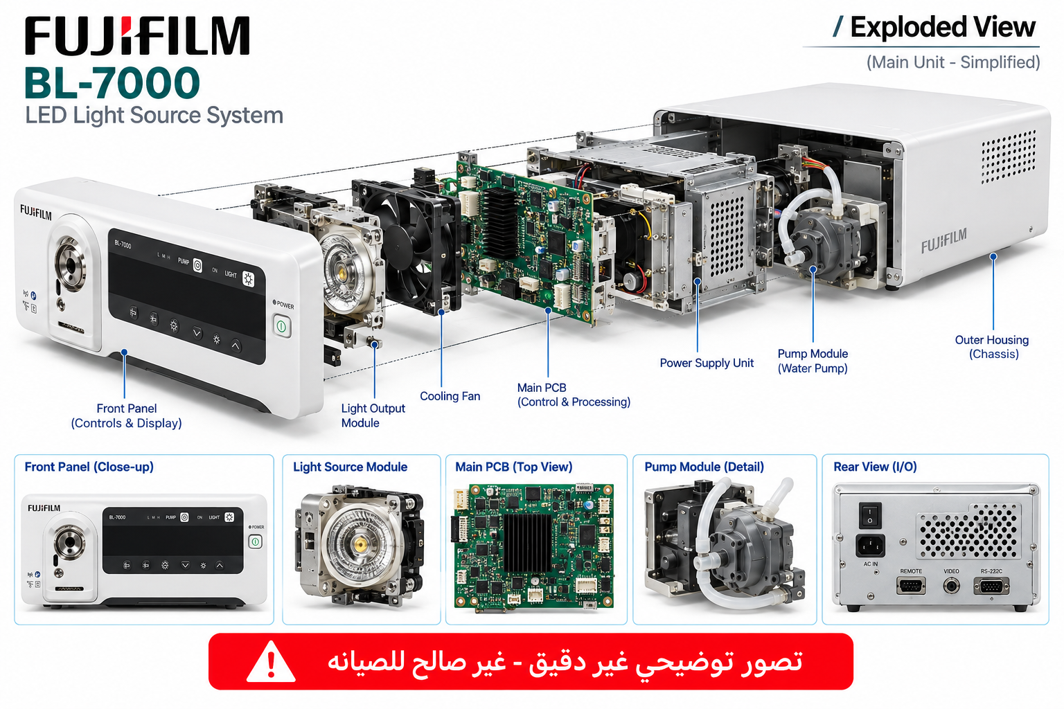 مصدر ضوء Fujifilm ELUXEO BL-7000 - 2