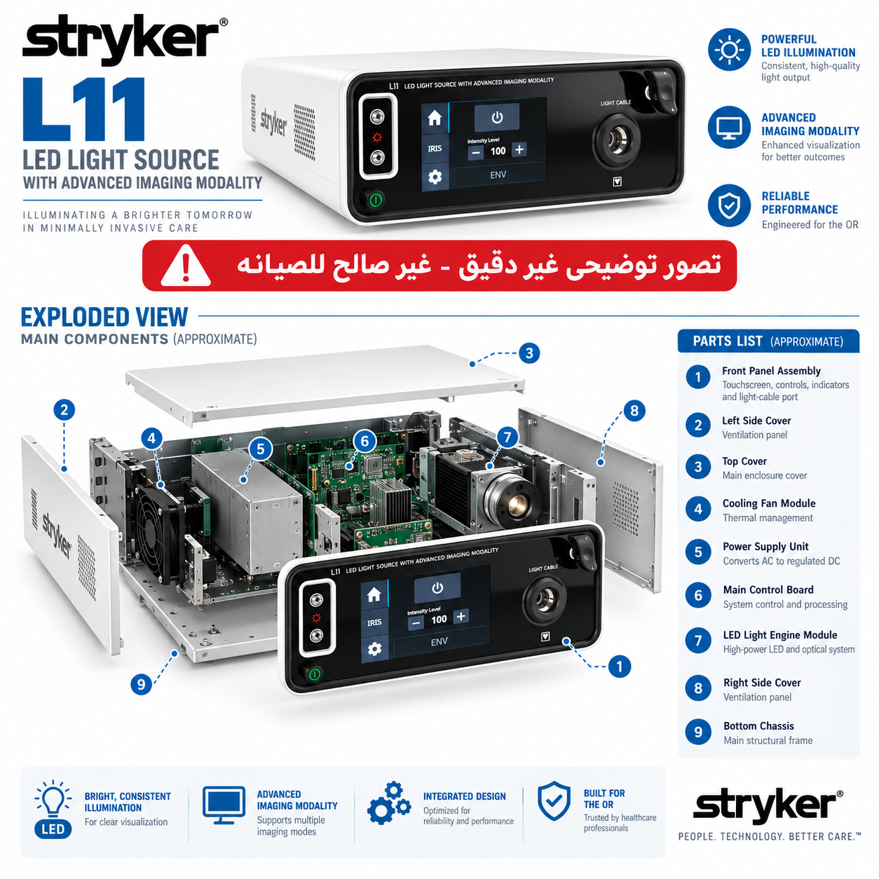 Light Source stryker L11  - 5