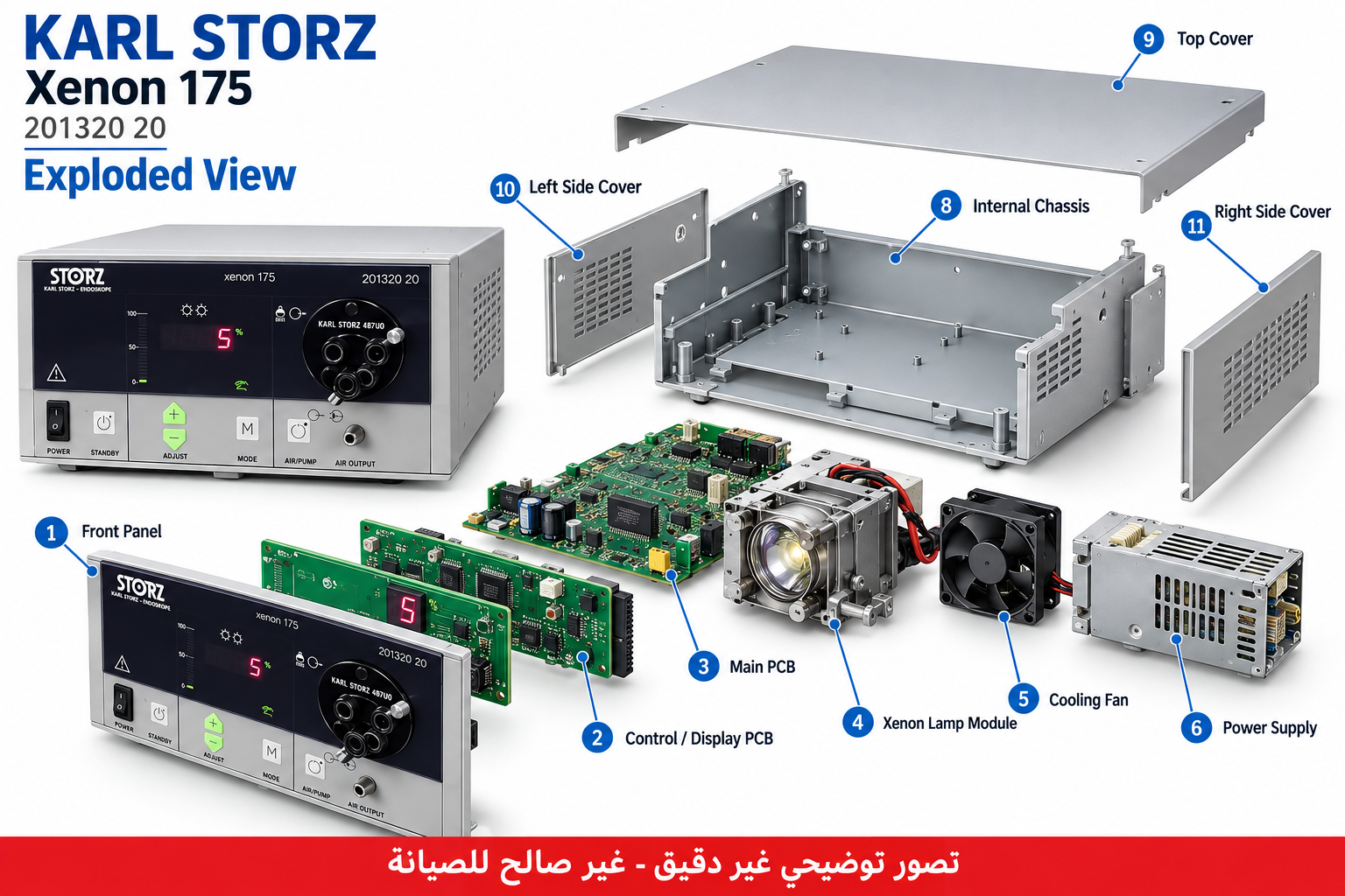 Light Source Storz Xenon 175 - 7